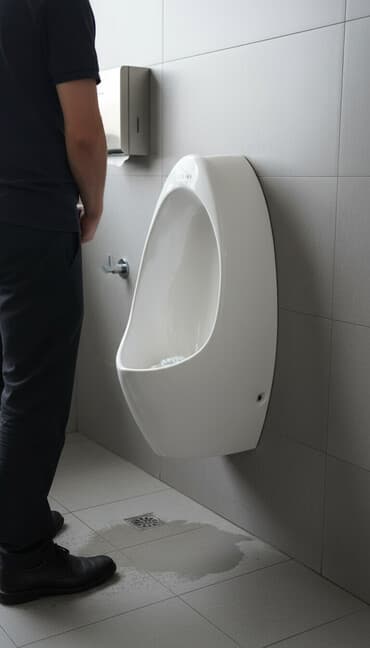 уличный туалет: Белый керамический писсуар от бренда Grace, модель u26 ns s. Этот — 1