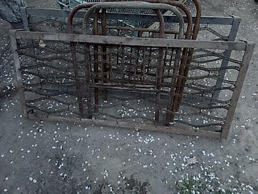 Раскладушка, Б/у, Без матраса