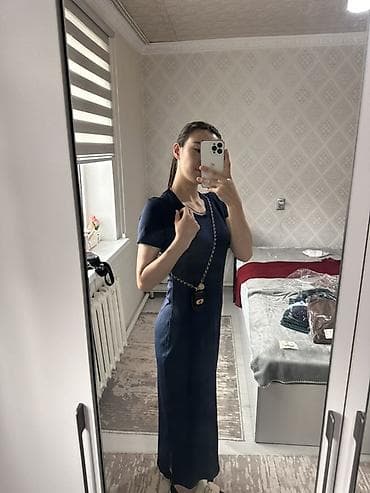 Жеке буюмдар: Күнүмдүк көйнөк, Узун модель, Трикотаж, Кесме, Стандарт — 1