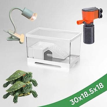 черепаха водная: Набор для содержания водных черепах 30×18.5×18 Цена: 2500с вместо — 2