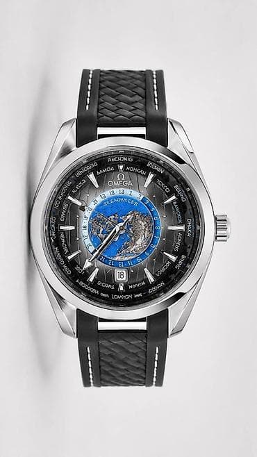 Премиальные часы Omega Seamaster Worldtimer — стильный дизайн и at lalafo.kg Премиальные часы Omega Seamaster Worldtimer — стильный дизайн и