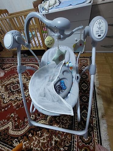 Балдар электр унаалары: Балдар үчүн шезлонг, Электромобиль, Темир, түсү - Боз — 2