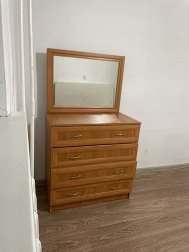 Офис эмереги: Кийим үчүн комод, Колдонулган, Күзгүсү менен, ЛДСП, түсү - Күрөң, Өзү алып кетүү — 2