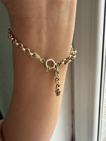 браслет золота: Браслет, Проба 585, Женские, Б/у — 4