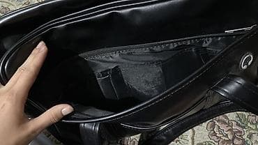 косметичку: Классическая сумка, Материал: Экокожа, Застежка на молнии, Женские, Б/у — 3