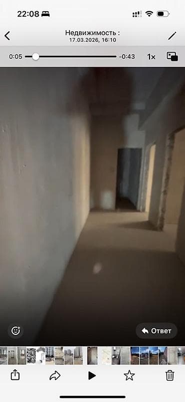 продается квартира уметалиева: 1 комната, 50 м², Элитка, 5 этаж, Готовая ПСО (под самоотделку) — 4