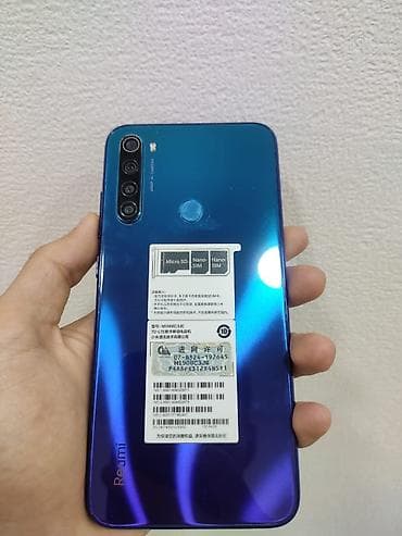 redmi note 8 32gb: Redmi, Redmi Note 8, Б/у, 64 ГБ, цвет - Синий, 2 SIM — 1