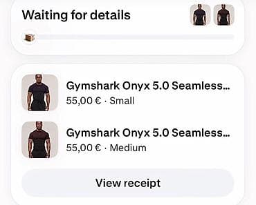 pull and beer: Футболка Gymshark Onyx 5.0 Seamless Состояние - идеальное, ни разу не — 2