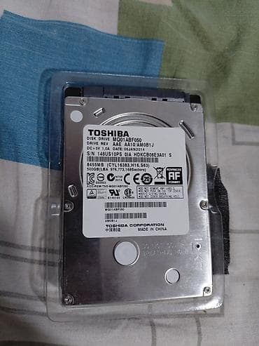 hard disk: Накопитель для ПК, Б/у, Toshiba, HDD, 512 ГБ, 2.5", Для ПК — 1