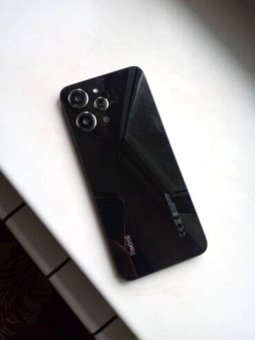Аудиотехника: Redmi, Redmi 12, Б/у, 128 ГБ, цвет - Черный, 2 SIM — 2