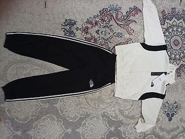 peak performance: Спортивный костюм The North Face (логотип на груди), бело‑черный — 8