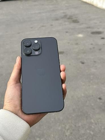 Аксессуары для мобильных телефонов: IPhone 14 Pro Max, Б/у, 256 ГБ, Black Titanium, Чехол, Кабель, 79 % — 2