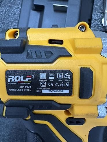 gp pointer: Аккумуляторная дрель-шуруповёрт ROLF TOP-5020 (Brushless) в кейсе — 5