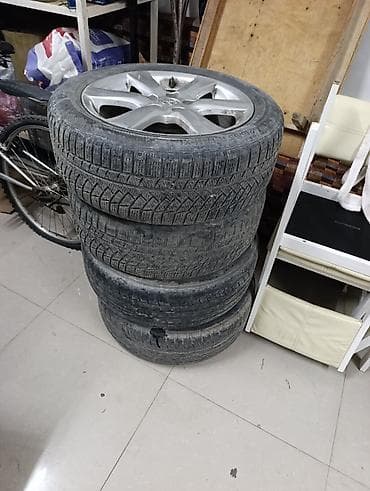 r18 audi: Колеса в сборе 215 / 55 / R 17, Зима, Комплект, Легковые, Литые, отверстий - 5 — 1