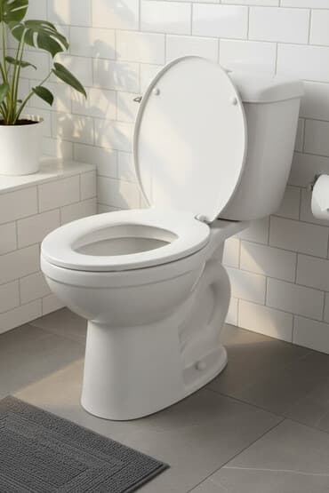 скупка унитаз: Унитаз Напольный, Б/у, Материал: Фаянс — 1