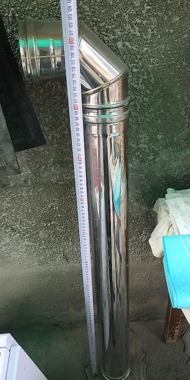 газовый кател бу: Котёл газовый напольный "Гефест", б/у с трубой в комплекте — 4