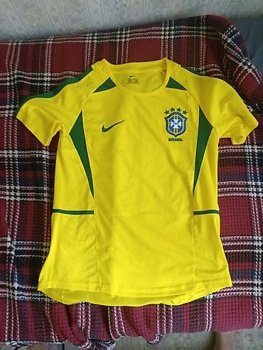 жёлтое пальто: Носил два раза Игровая футболка сборной Бразилии (Nike) - Официальная — 1