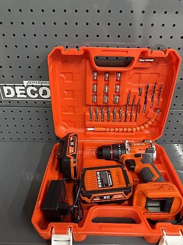 black decker: ШУРУПОВЕРТ бесщёточный Фирмы: DECO Отличное Качество 🔥🔥🔥 Два — 2