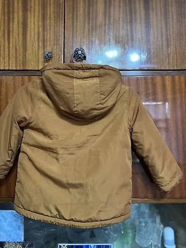 tech fleese: Пуховик, Короткая модель, С капюшоном — 4