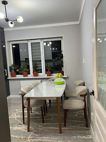 Недвижимость: 2 комнаты, 68 м², Кок-Жар мкр 9 этаж, Евроремонт — 10