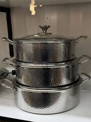 нержавейка кастрюля: Стальные кастрюли AIDEMA, - Материал: нержавеющая сталь — 1