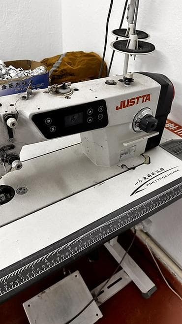 Промышленные прямострочные швейные машины 1) JUSTTA (электронная