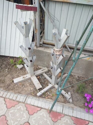 набор эмалированной посуды: Железная дерево для хозтоваров Готовая покрашеная торг имеется — 2