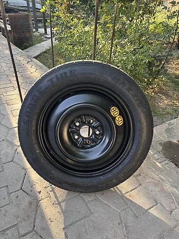 5120 r17: Докатка (запасное колесо) в сборе с металлическим штампованным диском — 1