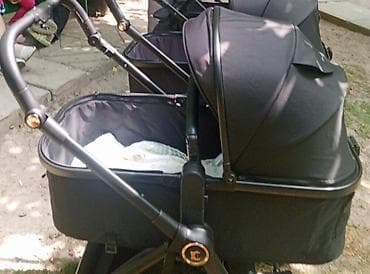 подножка к коляске: Коляска, цвет - Черный, Б/у — 3