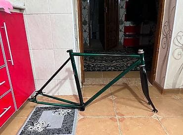 Велосипед тетиктери: Рама для дорожного/трекового велосипеда с вилкой - Материал: сталь — 1