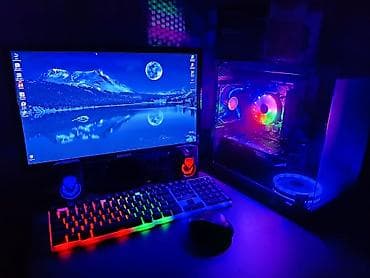 Корпусы ПК: Игровой ПК с RGB‑подсветкой + периферия ! i5 9400F ( новый ) — 1