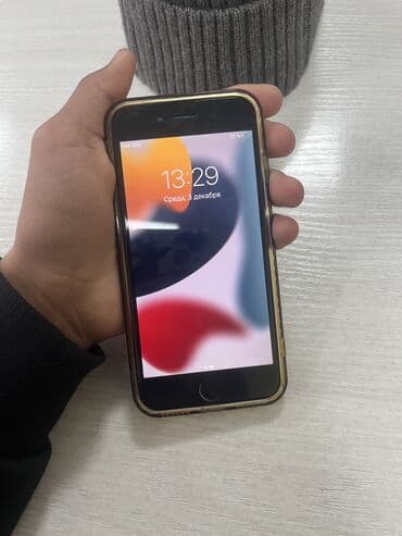 ноутбук подставка: IPhone 7, Б/у, Черный, Чехол — 2