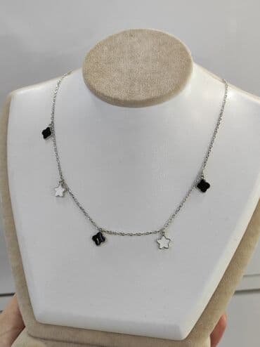 сырга: Новая коллекция дизайн под Ванклиф Серебряное Колье 925 пробы Длина — 5