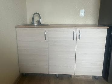 бу уголок кухонный: Тумба для кухни, С мойкой, Напольная, цвет - Бежевый — 2