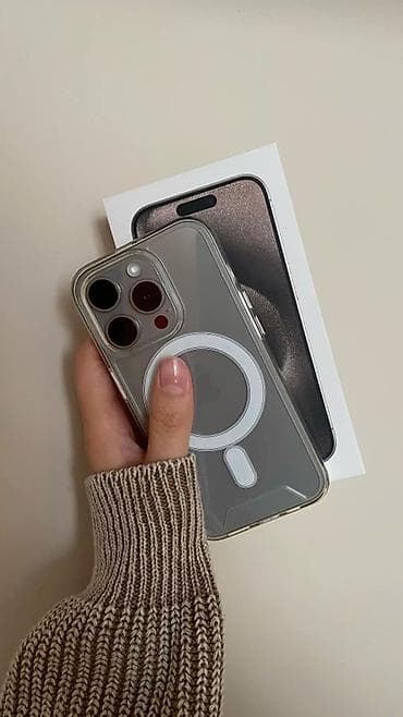 iphone xr red: IPhone 15 Pro, Б/у, 256 ГБ, Natural Titanium, Коробка, 87 % — 1