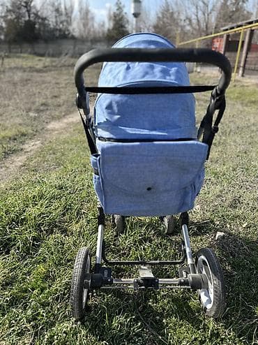 куртка осен: Балдар арабасы, Башка бренд, түсү - Көгүлтүр, Колдонулган — 2