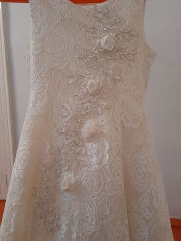 сумка для женщин: Детское платье, цвет - Белый, Б/у — 2