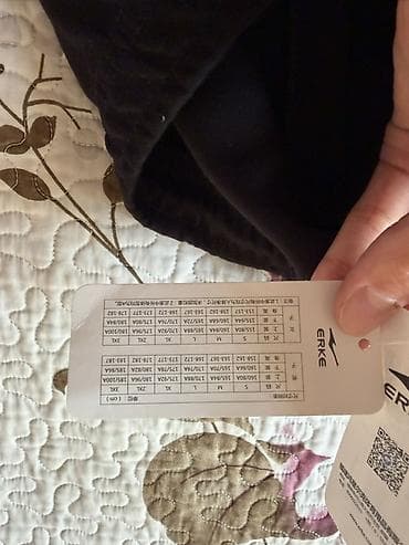 Блузки: Спортивные штаны ERKE, черные - Тип: джоггеры/спортивные брюки - — 4