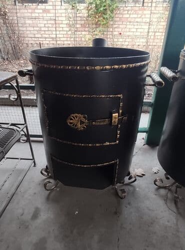 Печь для казана диаметр 50 см высота 60 см толщина стали 3 мм at lalafo.kg Печь для казана диаметр 50 см высота 60 см толщина стали 3 мм