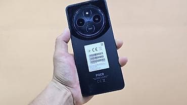 k zoom: Poco C75 5G, Б/у, 128 ГБ, цвет - Черный, 2 SIM — 1