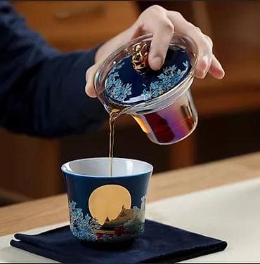 Посуда: Набор для заваривания чая «Кролик Руй встречает Луну» из Дворцового — 6