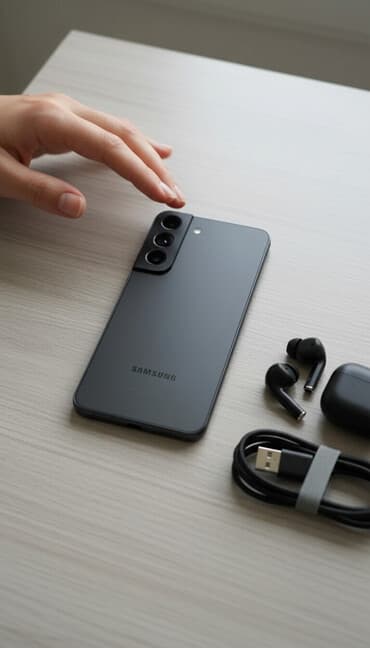 наушники с костной проводимостью бишкек: Samsung Galaxy S22, Новый, 256 ГБ, цвет - Черный, 2 SIM — 1