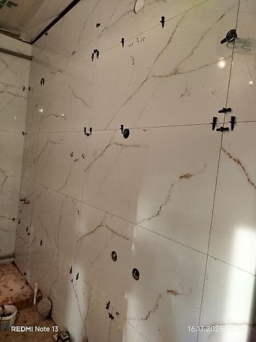 Укладка плитки на пол | Керамогранитая плитка | Горизонтальная укладка Больше 6 лет опыта