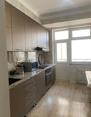 3 комнаты, 90 м², Элитка, Тунгуч мкр Элитка, 4 этаж, Евроремонт — 5