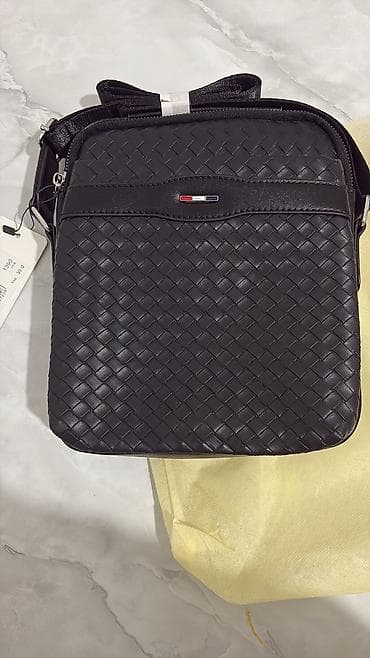 сумка мужская б: Барсетка, Материал: Искусственная кожа, Застежка на молнии, Множество карманов, Моющийся материал, Новый — 4