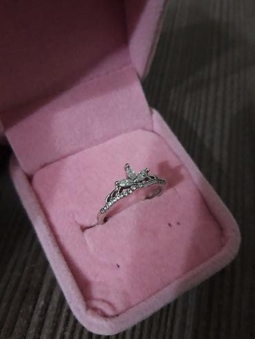 спортивный костюм м: Кольцо, Помолвочное, Проба 925, Женские, Фианит — 2