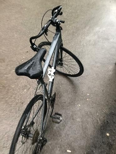 велик шосейник: Городской/фитнес‑велосипед с рулём-бараном - Лёгкая алюминиевая рама — 1