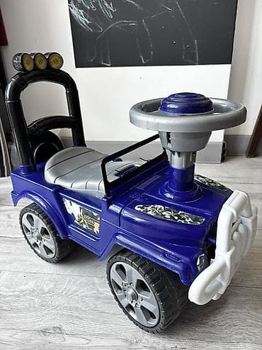 детский руль: Детская каталка‑джип с рулём - Тип: машинка‑каталка для детей - — 1