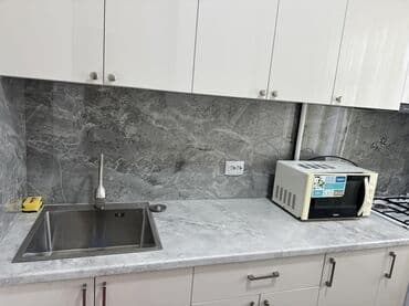 долгосрочная аренда квартира бишкек ош базар: 2 комнаты, Собственник, Без подселения, С мебелью полностью — 2