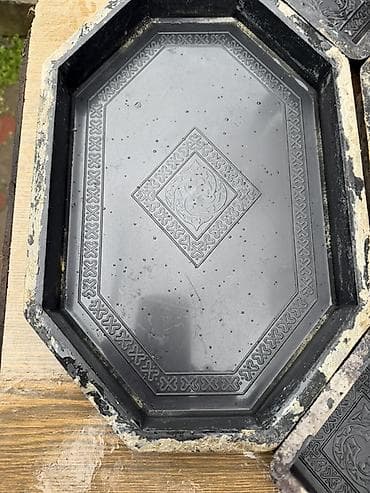 кыргызские узоры: Формы для тротуарной плитки (пластиковые) - Комплект форм разного — 4